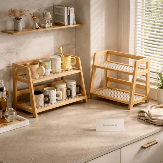 Premium Wooden 2-Tier Indoor Plant Stand – A-Frame Display Rack for Home Decor