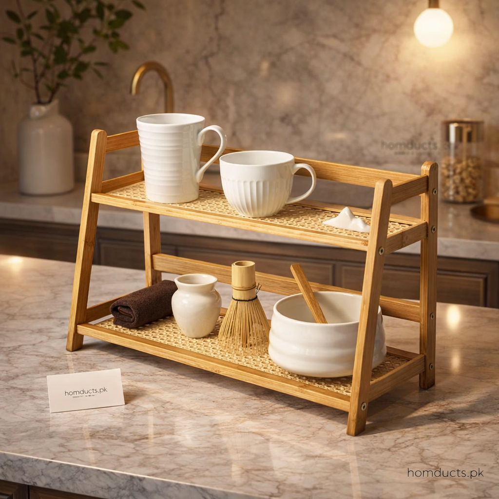 Premium Wooden 2-Tier Indoor Plant Stand – A-Frame Display Rack for Home Decor