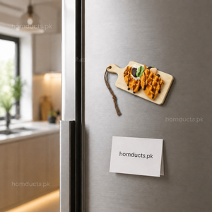 Artificial Toast Design Fridge Magnet – Mini Wooden Food Decorative Refrigerator Magnet