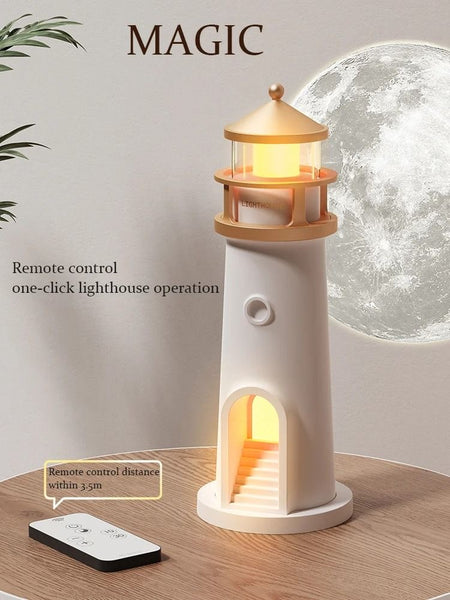 Premium Lighthouse Night Lamp  Decorative Bedroom Table Lamp, Cozy Home Décor