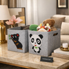 Kids Animal Felt Storage Bins – Foldable Toy Organizer Basket (1 Pc