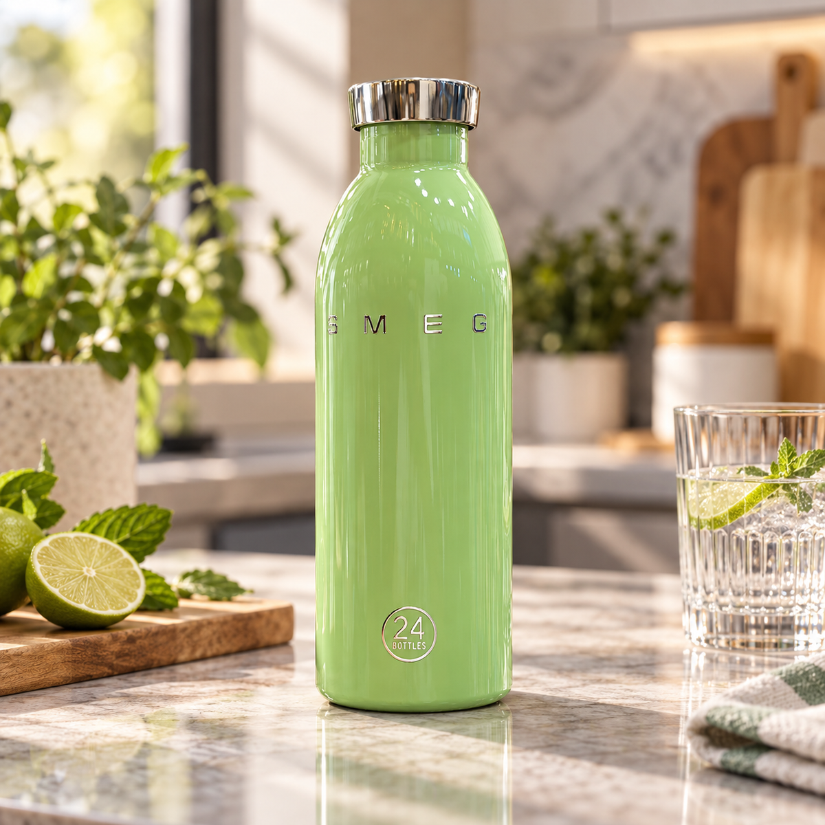 SMEG Insulated Stainless Steel Water Bottle