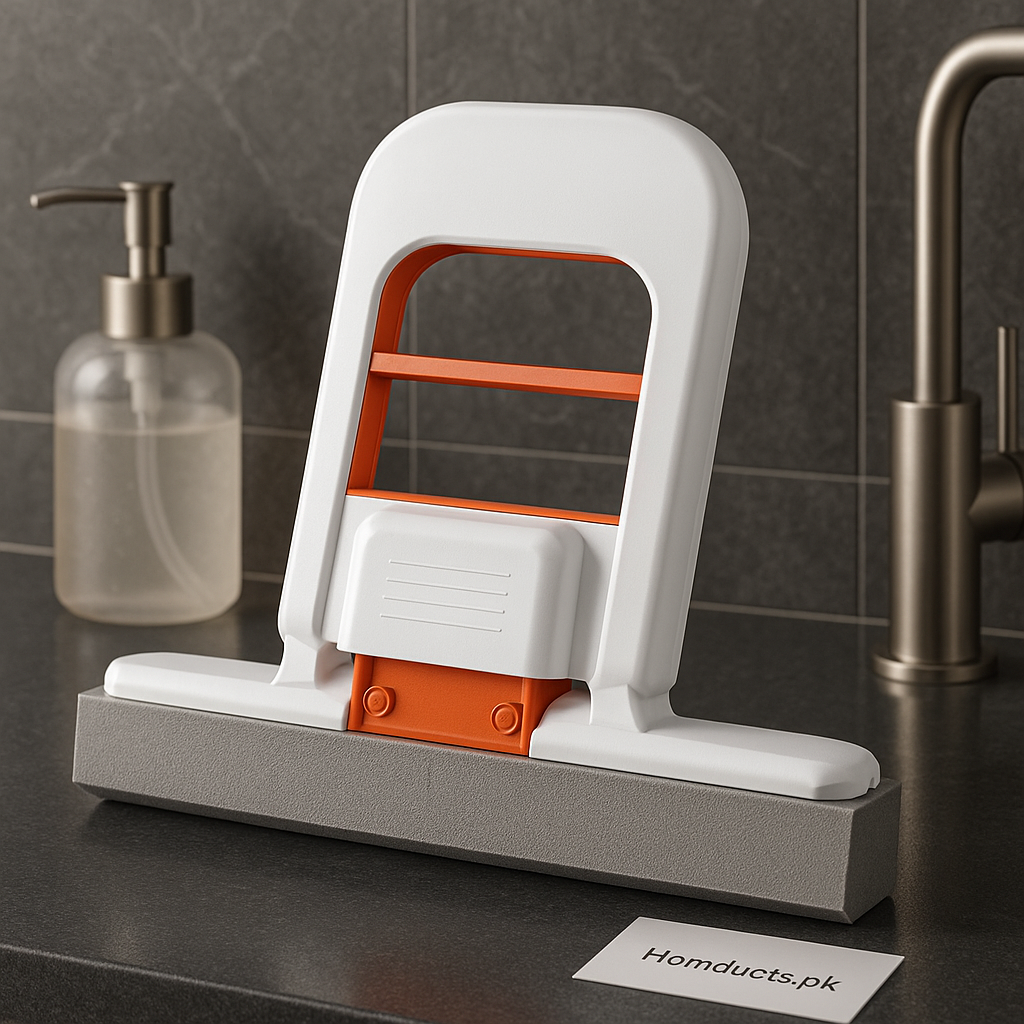 Compact Desktop Cleaning Mop – Portable Water Absorbing Sponge Wiper for Kitchen & Office | Homducts.pk