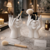 Face Planter Vase – Modern Abstract Hand Sculpture Flower Pot for Home & Office Decor