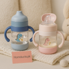 Cute Dino Baby Sippy Cup with Handles – Leakproof, BPA-Free Training Bottle for Kids