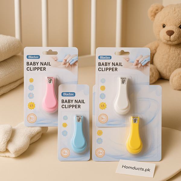 Premium Baby Nail Clipper – Safe, BPA-Free Infant & Newborn Nail Trimmer (0+ Months) | Homducts.pk