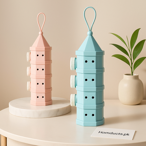 Premium Vertical Milk Storage Container – 3-Layer Stackable Bottle for Fridge & Kitchen | Homducts.pk