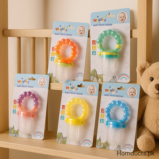 Baby Fruit Feeder Teether | Safe Silicone Fresh Food Nibbler for Infants & Toddlers – Homducts.pk
