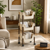Premium 3-Tier Rolling Storage Trolley Organizer for Kitchen, Bathroom, Makeup & Home Essentials
