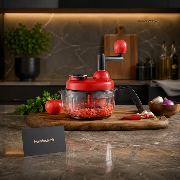 Luxury Premium Multifunctional Manual Food Chopper & Egg Whisk Kitchen Processor