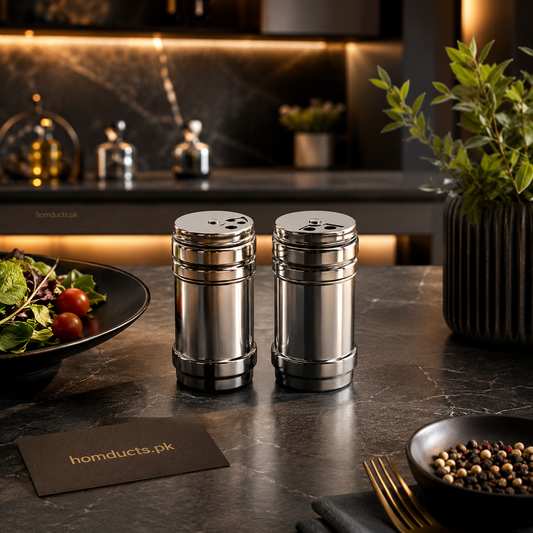 Luxury Stainless Steel Spice Shaker Bottle – Premium Kitchen Seasoning Container (1 PC)