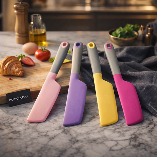 Premium Heat-Resistant Silicone Spatula Set – Non-Stick Baking & Cooking Tools for Modern Kitchens