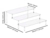 Luxury Acrylic Perfume Organizer Stand – Multi-Tier Vanity Display Shelf