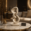 Luxury Abstract Resin Sculpture for Modern Living Room & Office Decor – Premium Artistic Tabletop Accent Showpiece
