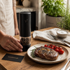 Premium Rechargeable Electric Salt & Pepper Grinder – Automatic Stainless Steel Spice Mill with Adjustable Coarseness for Kitchen & Dining