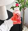 Viral Bearista Cup with Strawberry Straw & Cap Lid – Cute Bear-Shaped Tumbler
