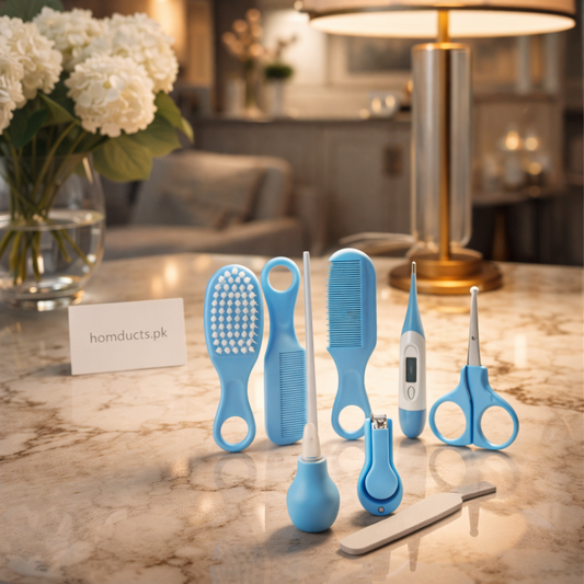 8-Piece Baby Grooming & Health Care Kit for Newborns