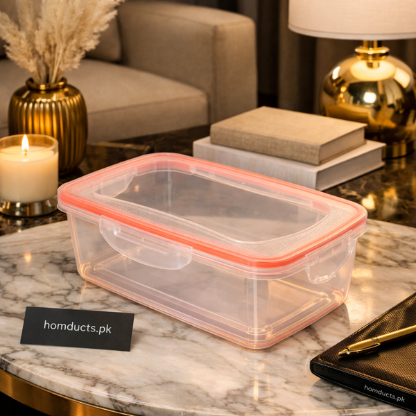Multipurpose Airtight Plastic Storage Box with Secure Lid