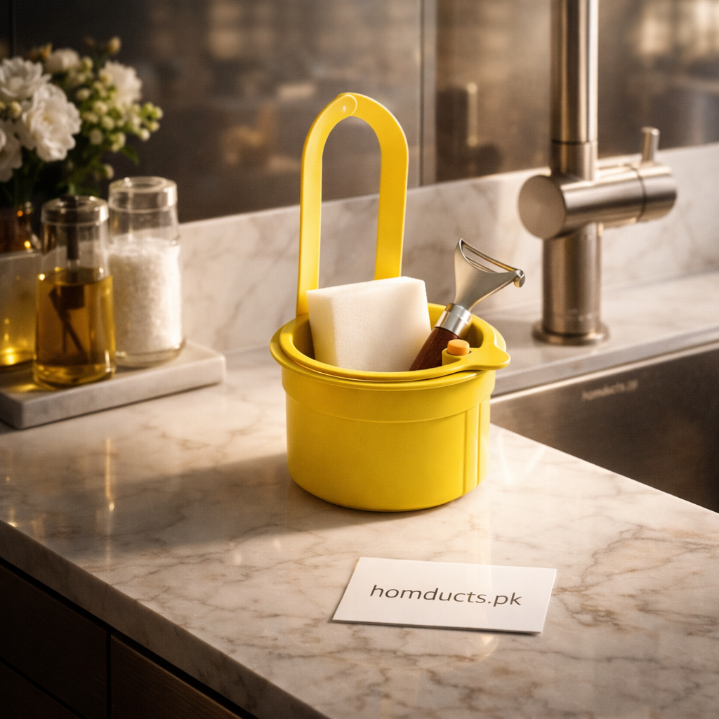 Multi-Purpose Hanging Sink Storage & Food Waste Strainer Basket