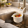 Multi-Purpose Hanging Sink Storage & Food Waste Strainer Basket