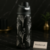Owala-Style 950ml Skeleton Rose Stainless Steel Water Bottle – Leakproof Flip-Top Sports Flask