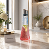 Luxury Crystal Gradient Glass Vase & Water Bottle – Elegant Multi-Purpose Decorative Floral Vase for Modern Homes