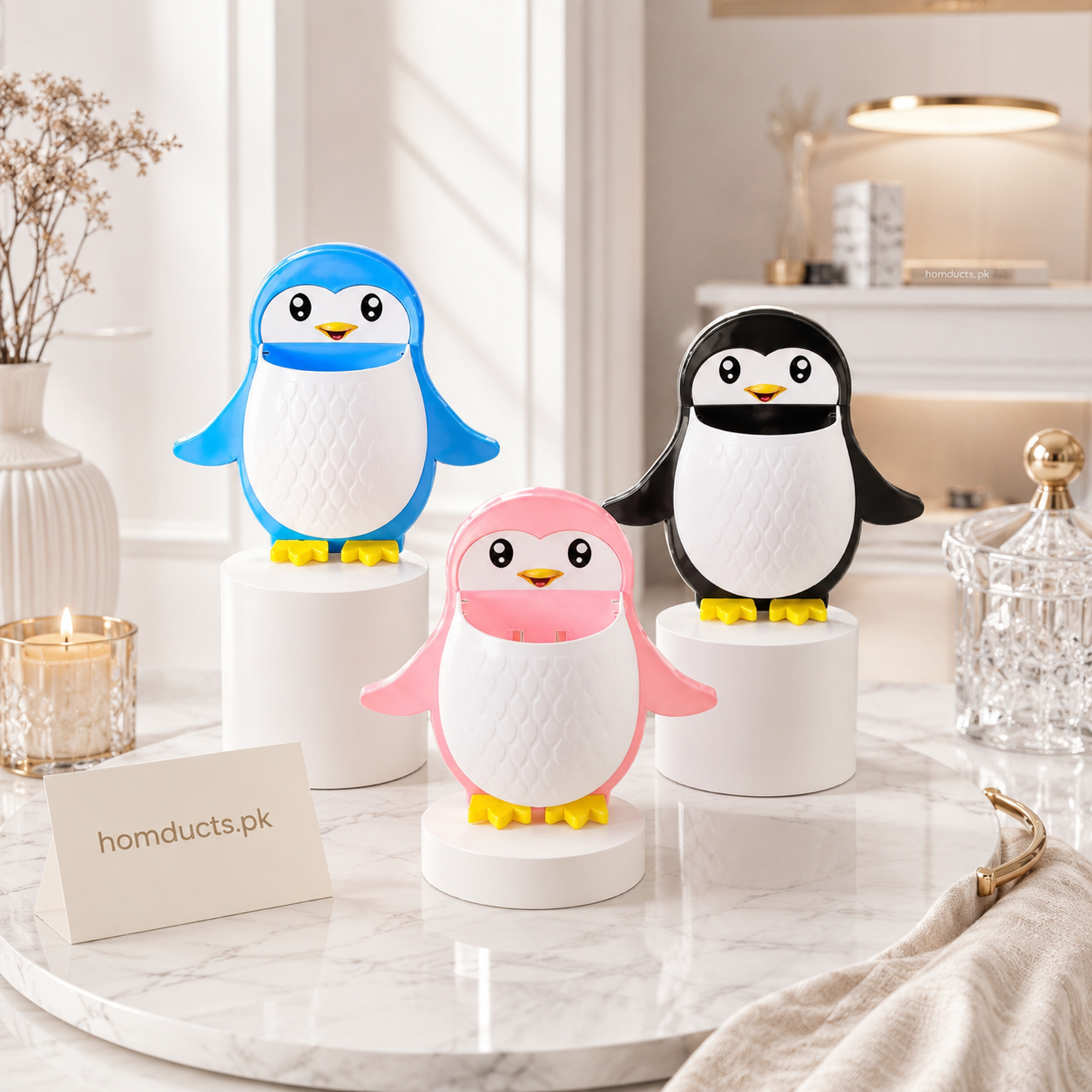 Penguin Shape Multipurpose Holder