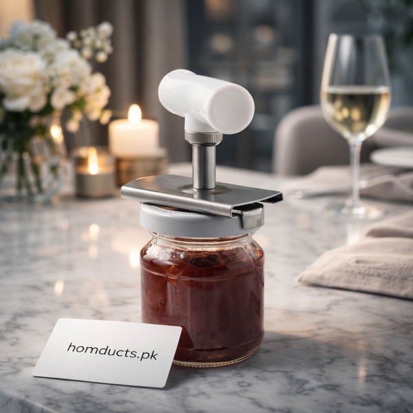 Premium Stainless Steel Jar Lid Opener Tool – Easy Grip Bottle & Jar Opener (1 PC)