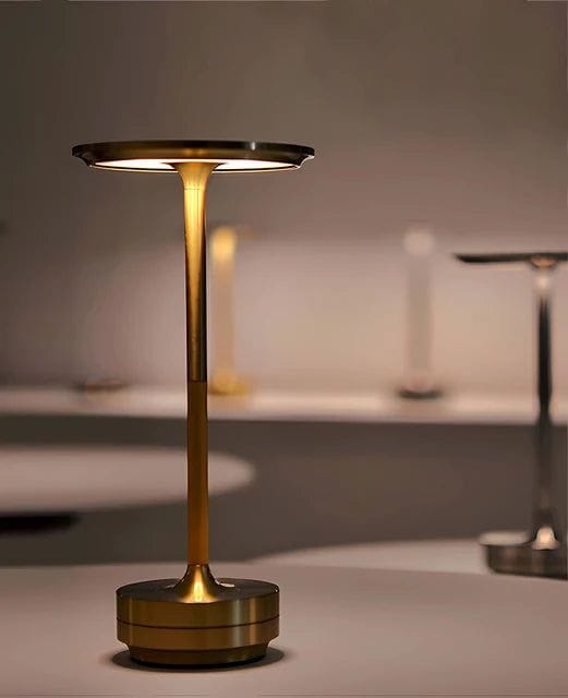 Premium LED Touch Table Lamp – Modern Rechargeable Metal Desk & Bedside Lamp