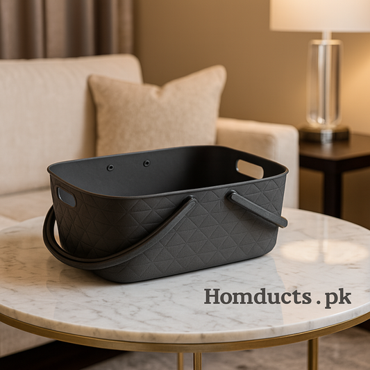 Ziba 18L Premium Multi-Purpose Storage Basket with Flexible Handles – Durable & Lightweight Organizer