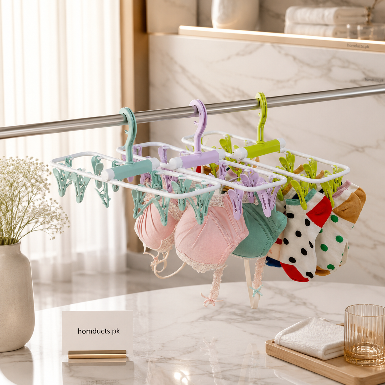 Creative Cloth Drying Rack