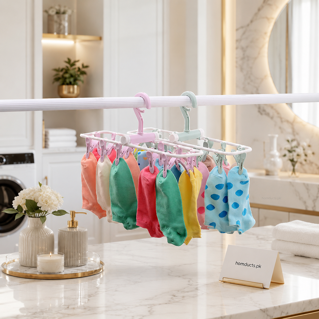 Creative Cloth Drying Rack