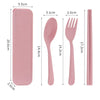 Eco-Friendly Travel Utensil Set with Storage Box – Lightweight Cutlery Kit