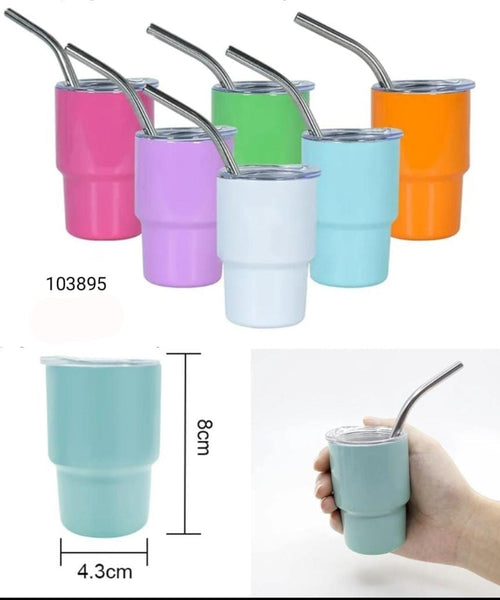 Premium Insulated Tumbler Cup with Lid & Reusable Straw – Hot & Cold Travel Cup