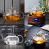 Premium Heat Resistant Borosilicate Glass Teapot with Infuser – 1000ml