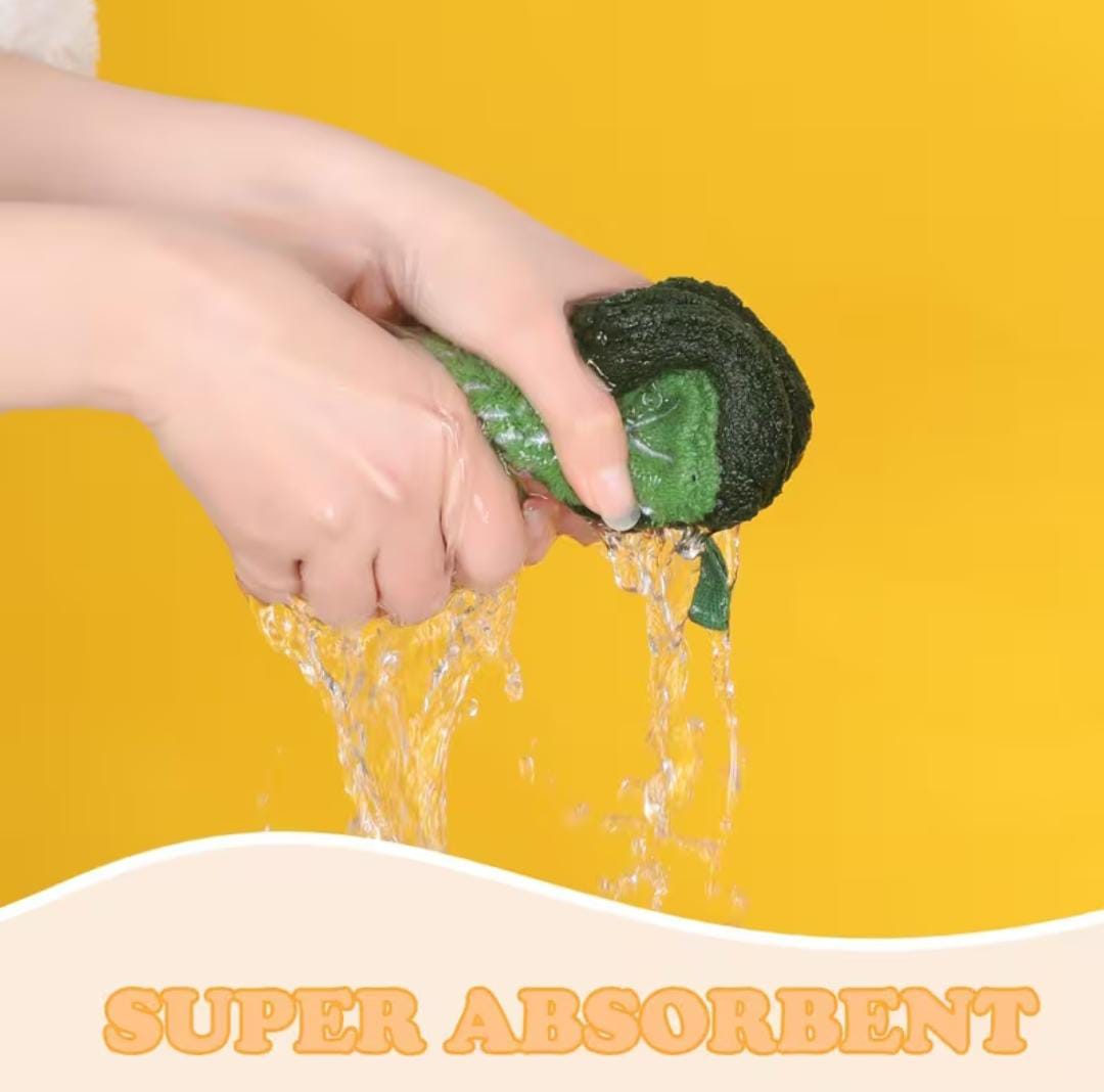Tropical Leaf Shaped Soft Absorbent Towel – 1 Pc