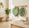 Tropical Leaf Shaped Soft Absorbent Towel – 1 Pc