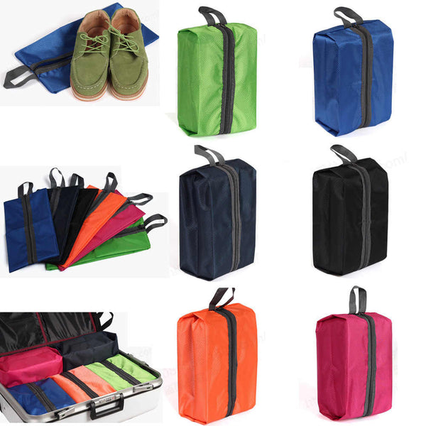 Zippered Travel Shoe Storage Bag – Portable Dustproof Shoe Organizer (imported)