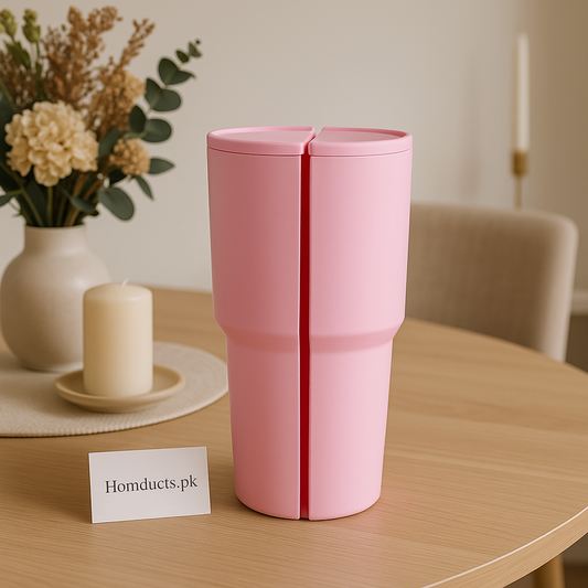 40oz Stanley-Compatible Dual Drink Separator Insert – 2-in-1 Beverage Divider for Tumblers