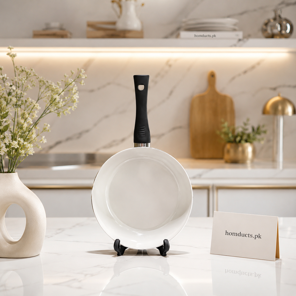 TVS Italy Ceramic Coated Frying Pan – 20CM Non-Stick Luxury Cookware