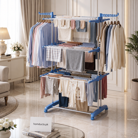 Floor Standing Cloth Drying Rack (Premium Quality)