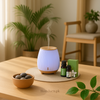 Ultrasonic Aroma Diffuser with LED Light & Essential Oils – Relaxing Home Fragrance Humidifier