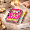 Premium Butterfly Mini Notebook & Pen Set – Cute Spiral Diary for Kids & Everyday Use