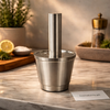 Premium Stainless Steel Kitchen Masher & Herb Press Tool