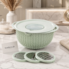 Multifunctional Stainless Steel Strainer & Drain Basket Bowl Set