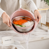 Multifunctional Stainless Steel Strainer & Drain Basket Bowl Set