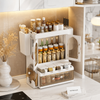 Luxury Multifunctional Kitchen Storage Cabinet & Spice Organizer Rack with Drawer, Knife Holder & Cutting Board Stand
