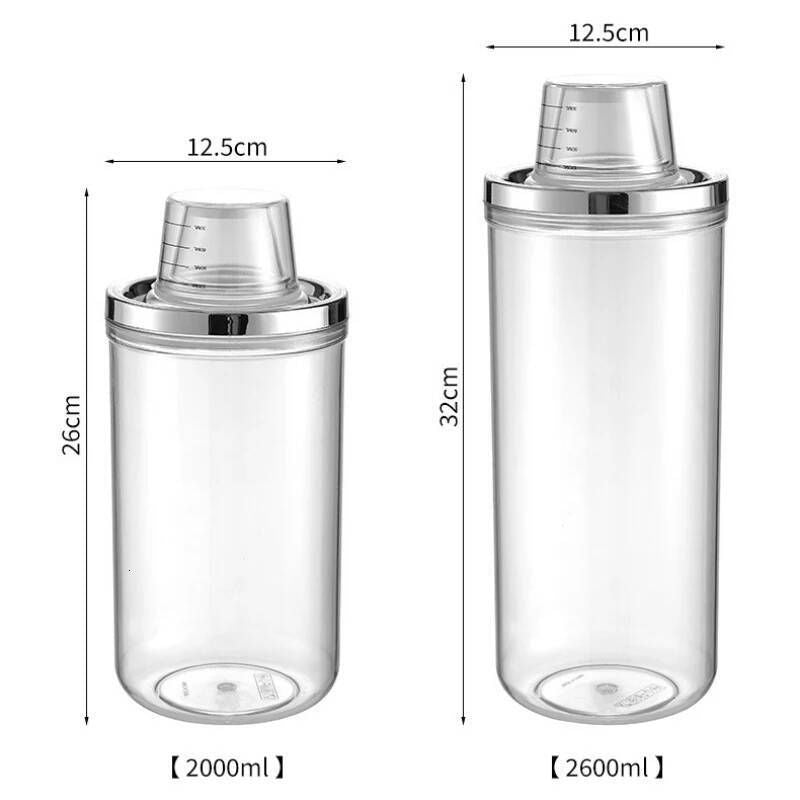 Luxury Airtight Kitchen Storage Jar – Multi-Purpose Transparent Food Container (Available in 4 Sizes)