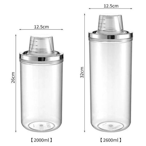 Luxury Airtight Kitchen Storage Jar – Multi-Purpose Transparent Food Container (Available in 4 Sizes)