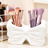 Elegant Bow Multi-Purpose Organizer – Toothbrush & Makeup Brush Holder Stand